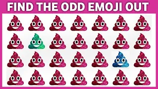 Find the odd emoji one out | emoji challenge | brain teaser | 99%fail | mind your logic #2
