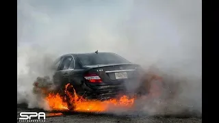 MERCEDES-AMG SOUNDS, Burnouts, Donuts, Accelerations COMPILATION