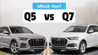 Audi Q5 vs Audi Q7 2023 | car comparison side by side