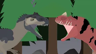 Allosaurus Vs Ceratosaurus (Short battle)