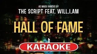 Hall of Fame (Karaoke) - The Script feat. Will.i.am