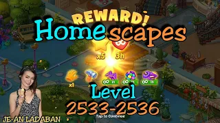 HOMESCAPES Level 2533-2536 (Je-an Ladaban)