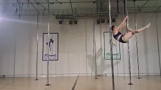 Tightrope - Pole dance routine