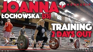 Joanna Łochowska (53) - Training 2 days out (65 Snatch / 85 C&J / 115 Squat)