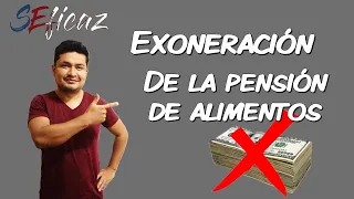 EXONERACIÓN de pensión de alimentos 💸- ¿cómo se hace? 🤷‍♂️ ¿qué necesito? 👨‍🏫