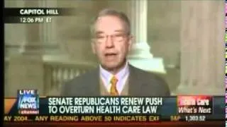 Senator Grassley discusses health care reform repeal with Jenna Lee on Fox News