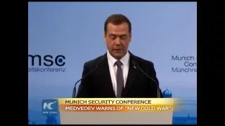 Medvedev warns of "new Cold War" at Munich Security Conference