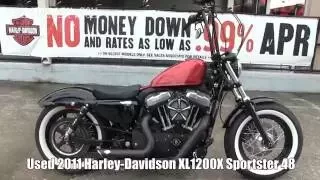 2011 Harley Davidson Sportster 48 Ape Hangers Vance and Hines Exhaust