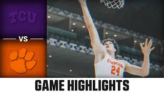 TCU vs. Clemson Game Highlights | 2023-24 Men's Basketball