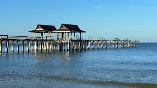 Part 2 of Robb’s Monday Morning Beach Walk by the Historic Naples Pier in Naples, FL 10.24.22
