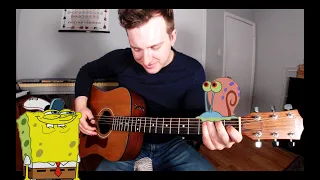 Spongebob Squarepants End Credits Theme --- Fingerstyle Guitar Cover + Free Tabs {Jacob Neufeld}