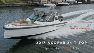 2017 Axopar 24 T-top - Quick Drone Flight with Dan Jones