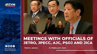 Meetings with Officials of JETRO, JPECC, AJC, PSOJ and JICA 2/10/2023