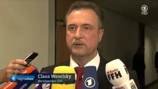 Bahnstreik : GDL-Chef Claus Weselsky zum Gerichtsurteil am 06.11.2014