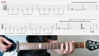 Megadeth Holy Wars rhythm guitar lesson including the Spanish solo