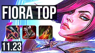 FIORA vs RENGAR (TOP) | 9 solo kills, 1.3M mastery, 9/2/4, Dominating | NA Diamond | 11.23