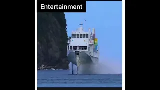 #Hydrofoil boat..😱 #Watch till end..😍.