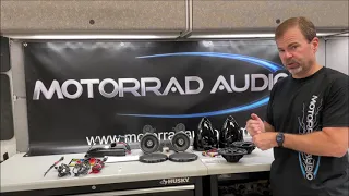 Motorrad Audio's Front & Rear Speaker Upgrade For All Years BMW K1600GT K1600GTL w/ Top Case