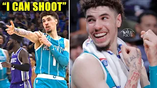 LAMELO TALKING AND BACKING IT UP!!! HORNETS WIN (MELO DROPPING DIMES AND CASHING THREES)