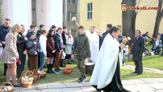 Освячення пасок  храм св.апостолів Петра і Павла м.Сокаль