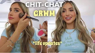 CHIT-CHAT GRWM while I update you on my  life ! ft. mini whitefox boutique try-on haul