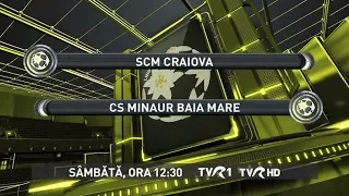 Handbal feminin: SCM Craiova - CS Minaur Baia Mare, în direct la TVR1