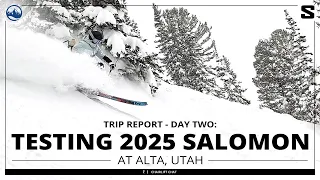 2025 Salomon QST 106, QST Blank, and QST X Ski Testing at Alta with SkiEssentials.com - Day 2 Recap