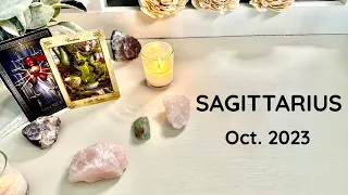 SAGITTARIUS |  Here it Comes...Out of Nowhere!  (It's Something Better)  ✨ Oct. 2023