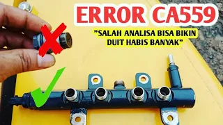 Error CA559 dan Error High Pressure dan terjadi kebocoran pada Limiter valve pc200-10MOCE_ excavator