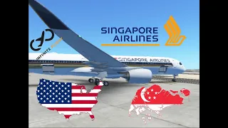 World Longest Flight | Infinite Flight | New York (JFK) To Singapore (SIN) | Singapore | A350-900