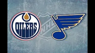 Edmonton Oilers VS St. Louis Blues Live Play By Play And Chat React