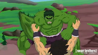 HULK vs BROLY (fan made)