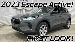 FIRST LOOK! 2023 Ford Escape Active Review! What Changed?