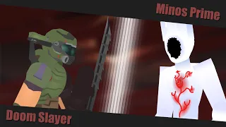 Doom Slayer VS Minos Prime | Stick Nodes Animation