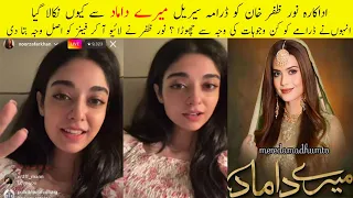 Why Noor Zafar Khan Left Drama Serial Mere Damad  || Noor Zafar Khan Reveal The Real Reason