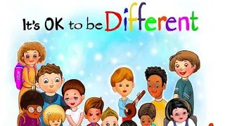 It's OK to be Different by Sharon Purtill. Children's audiobook about diversity and kindness 💕