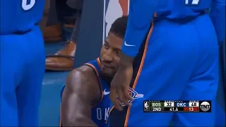 Paul George Can't Stop LAUGHING After  Flop Of The Year！