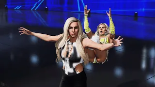 WWE 2K24 - TIFFANY STRATTON ATTACKS CHARLOTTE FLAIR | SmackDown