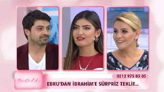 Ebru'dan İbrahim'e sürpriz teklif! - Esra Erol'da 87. Bölüm - atv