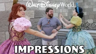 I Scared Cinderella's Step Sisters!   Disney World Impressions