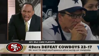 STEPHEN A SMITH LAUGHS AT COWBOYS FANS CRYING