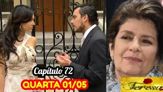 TERESA capítulo de hoje QUARTA-feira (01/05/2024) novelas do SBT