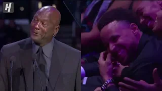 Michael Jordan Cries at Kobe Bryant Memorial Service