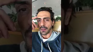 Arjun Rampal  Coming live from NYC airport