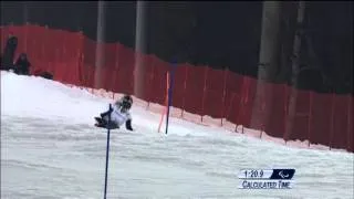 Thomas Nolte  (2nd run) | Men's slalom sitting | Alpine skiing | Sochi 2014 Paralympics