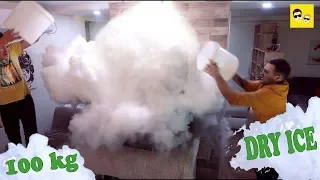 DRY ICE EXPERIMENT IN THE APARTMENT
