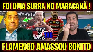 😱 MIDIA ZINHO FICOU EM CHOQUE COM O ESPETACULO DO MENGÃO NO MARACANÃ!"  VASCO 1X6 FLAMENGO