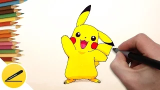 How to Draw Pikachu (Pokemon Go) step by step | Draw Pokemon