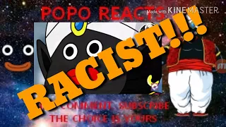 RACIST!!! Popo Reacts to Driver Ball Z (DBA Parody)