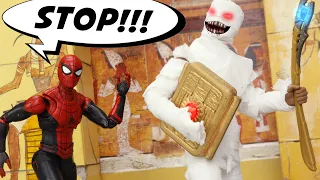 SPIDER MAN: Mummy STOLE Treasure in the Spider-verse | Figure Stopmotion